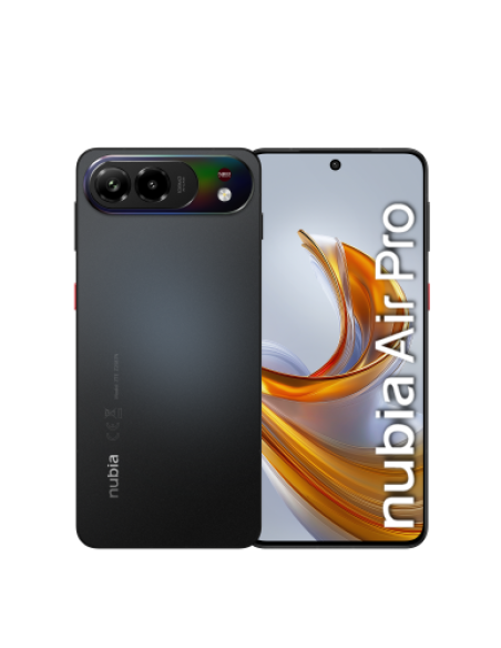 ZTE Nubia NBAIRPROBLK smartphones 17,2 cm (6.77") SIM doble Android 16.0 5G 8 GB 512 GB Negro