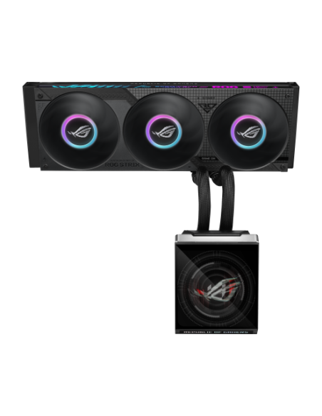 ASUS ROG Strix SLC IV 360 ARGB LCD Procesador Kit de refrigeración líquida 12 cm Negro 1 pieza(s)
