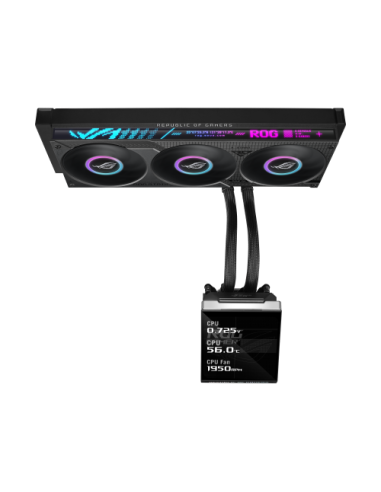 ASUS ROG Strix SLC IV 360 ARGB LCD Procesador Kit de refrigeración líquida 12 cm Negro 1 pieza(s)