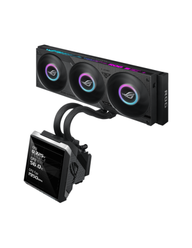 ASUS ROG Strix SLC IV 360 ARGB LCD Procesador Kit de refrigeración líquida 12 cm Negro 1 pieza(s)