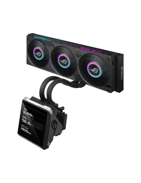 ASUS ROG Strix SLC IV 360 ARGB LCD Procesador Kit de refrigeración líquida 12 cm Negro 1 pieza(s)