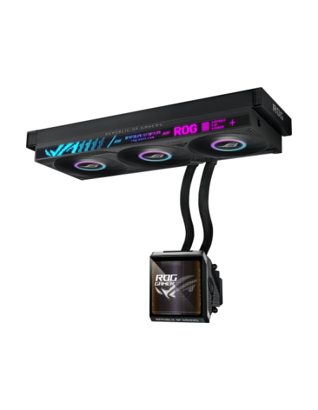 ASUS ROG Strix SLC IV 360 ARGB LCD Procesador Kit de refrigeración líquida 12 cm Negro 1 pieza(s)