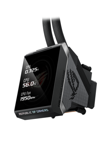 ASUS ROG Strix SLC IV 360 ARGB LCD Procesador Kit de refrigeración líquida 12 cm Negro 1 pieza(s)