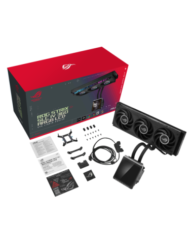 ASUS ROG Strix SLC IV 360 ARGB LCD Procesador Kit de refrigeración líquida 12 cm Negro 1 pieza(s)