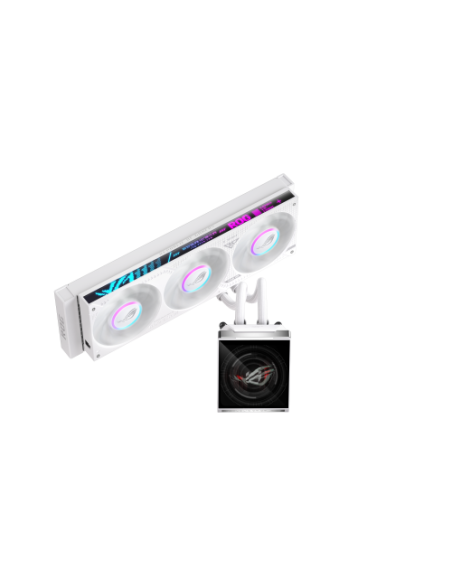 ASUS ROG STRIX SLC IV 360 ARGB LCD WHT Procesador Kit de refrigeración líquida 12 cm Blanco 1 pieza(s)