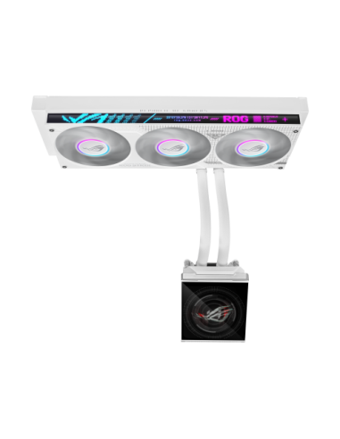 ASUS ROG STRIX SLC IV 360 ARGB LCD WHT Procesador Kit de refrigeración líquida 12 cm Blanco 1 pieza(s)