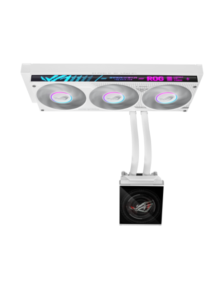ASUS ROG STRIX SLC IV 360 ARGB LCD WHT Procesador Kit de refrigeración líquida 12 cm Blanco 1 pieza(s)