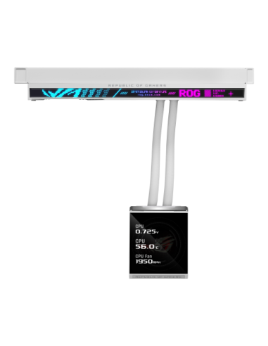 ASUS ROG STRIX SLC IV 360 ARGB LCD WHT Procesador Kit de refrigeración líquida 12 cm Blanco 1 pieza(s)