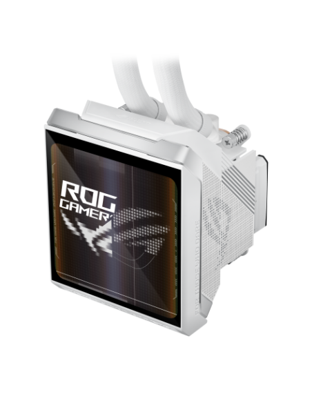 ASUS ROG STRIX SLC IV 360 ARGB LCD WHT Procesador Kit de refrigeración líquida 12 cm Blanco 1 pieza(s)