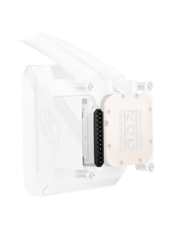 ASUS ROG STRIX SLC IV 360 ARGB LCD WHT Procesador Kit de refrigeración líquida 12 cm Blanco 1 pieza(s)