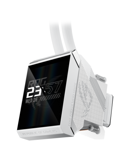 ASUS ROG STRIX SLC IV 360 ARGB LCD WHT Procesador Kit de refrigeración líquida 12 cm Blanco 1 pieza(s)