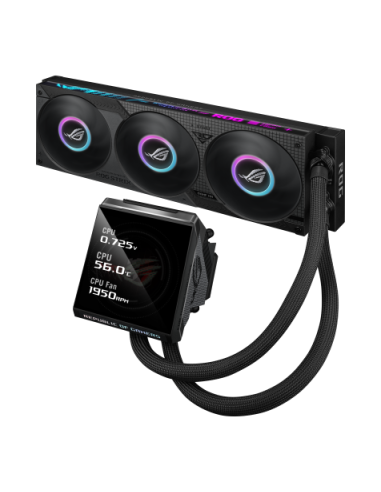 ASUS ROG Strix LC IV 360 ARGB LCD Procesador Kit de refrigeración líquida 12 cm Negro