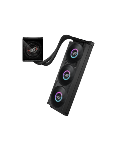 ASUS ROG Strix LC IV 360 ARGB LCD Procesador Kit de refrigeración líquida 12 cm Negro