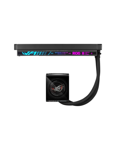ASUS ROG Strix LC IV 360 ARGB LCD Procesador Kit de refrigeración líquida 12 cm Negro