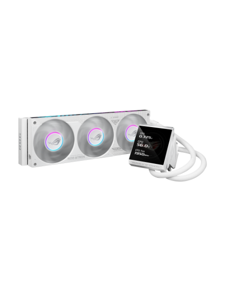 ASUS ROG Strix LC IV 360 ARGB LCD White Edition Procesador Kit de refrigeración líquida 12 cm Blanco