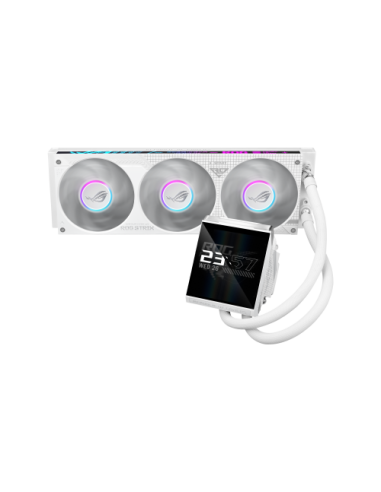ASUS ROG Strix LC IV 360 ARGB LCD White Edition Procesador Kit de refrigeración líquida 12 cm Blanco