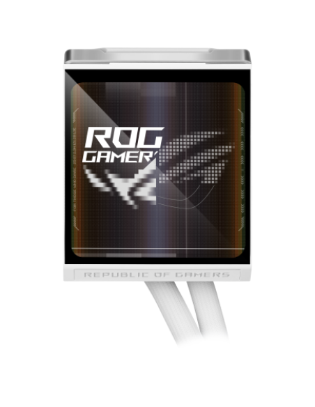 ASUS ROG Strix LC IV 360 ARGB LCD White Edition Procesador Kit de refrigeración líquida 12 cm Blanco
