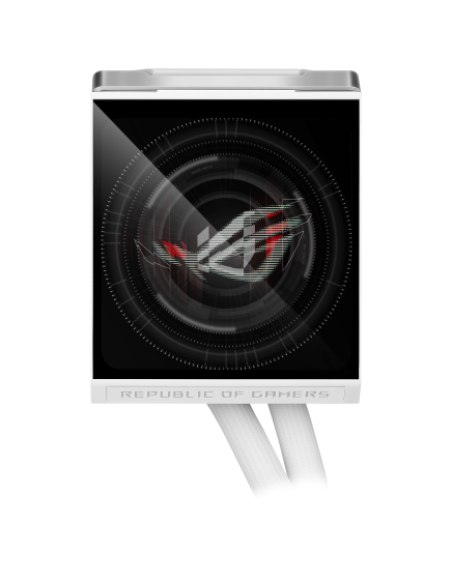 ASUS ROG Strix LC IV 360 ARGB LCD White Edition Procesador Kit de refrigeración líquida 12 cm Blanco
