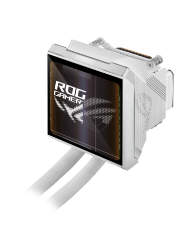 ASUS ROG Strix LC IV 360 ARGB LCD White Edition Procesador Kit de refrigeración líquida 12 cm Blanco
