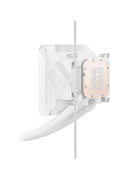 ASUS ROG Strix LC IV 360 ARGB LCD White Edition Procesador Kit de refrigeración líquida 12 cm Blanco