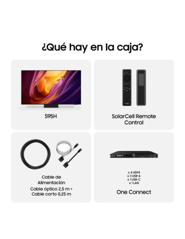 Samsung TV 55" OLED S95H 4K SIN reflejos Vision AI Smart TV 2026