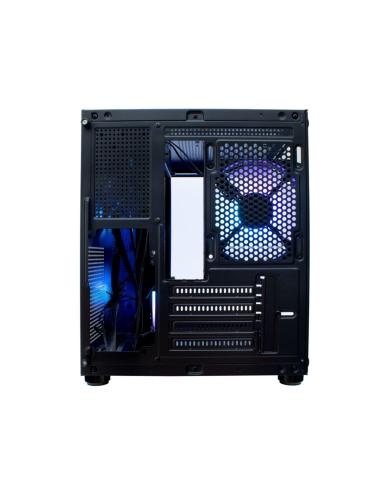 CAJA MICRO-ATX COOLBOX GAMING GM100 VISION BLACK SIN FUENTE CRISTAL.T CURVO ARGB