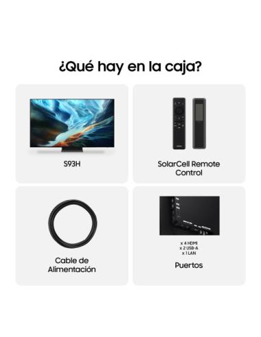 Samsung TV 65" OLED S93H 4K Sin reflejos 165Hz Vision AI Smart TV (2026)
