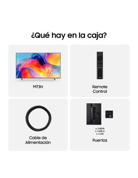 Samsung TV 75" Neo QLED M73H 4K Vision AI Mini LED Smart TV 2026