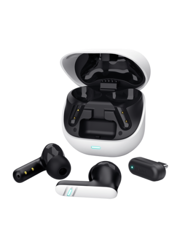 Trust GXT 409 Oxxie Auriculares True Wireless Stereo (TWS) Dentro de oído Juego Bluetooth Blanco