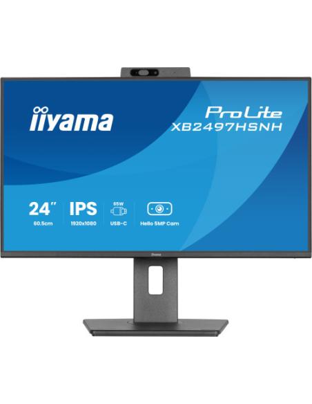 MONITOR IIYAMA XB2497HSN-B1, 23,8", PROLITE, PANEL IPS, PUERTO USB-C, RJ45 (LAN), SOPORTE ERGONOMICO