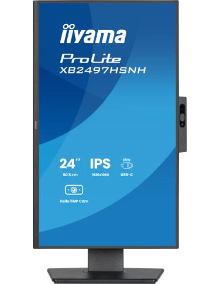 MONITOR IIYAMA XB2497HSN-B1, 23,8", PROLITE, PANEL IPS, PUERTO USB-C, RJ45 (LAN), SOPORTE ERGONOMICO