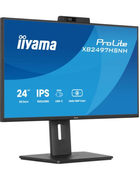 MONITOR IIYAMA XB2497HSN-B1, 23,8", PROLITE, PANEL IPS, PUERTO USB-C, RJ45 (LAN), SOPORTE ERGONOMICO