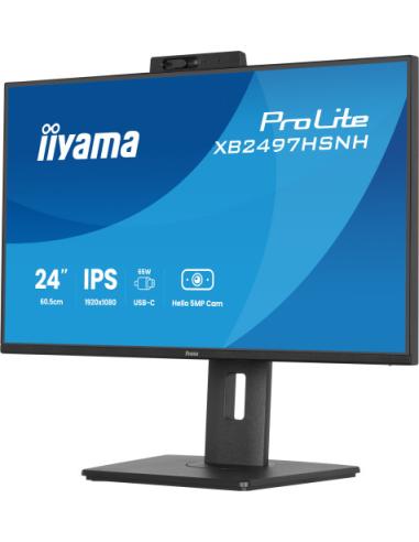 MONITOR IIYAMA XB2497HSN-B1, 23,8", PROLITE, PANEL IPS, PUERTO USB-C, RJ45 (LAN), SOPORTE ERGONOMICO