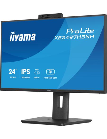 MONITOR IIYAMA XB2497HSN-B1, 23,8", PROLITE, PANEL IPS, PUERTO USB-C, RJ45 (LAN), SOPORTE ERGONOMICO