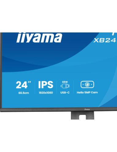 MONITOR IIYAMA XB2497HSN-B1, 23,8", PROLITE, PANEL IPS, PUERTO USB-C, RJ45 (LAN), SOPORTE ERGONOMICO