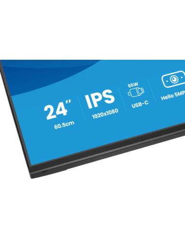 MONITOR IIYAMA XB2497HSN-B1, 23,8", PROLITE, PANEL IPS, PUERTO USB-C, RJ45 (LAN), SOPORTE ERGONOMICO