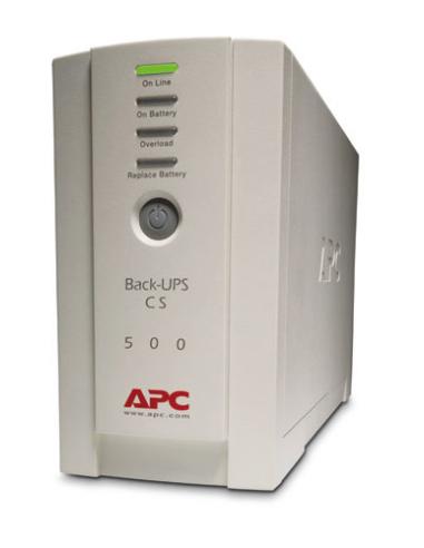 APC Back-UPS sistema de alimentación ininterrumpida (UPS) En espera (Fuera de línea) o Standby (Offline) 0,5 kVA 300 W 4 salidas