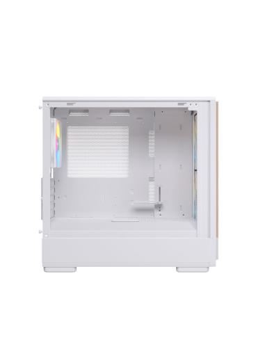 CAJA MICRO-ATX SEMITORRE EINAREX PM400 RGB 3 FANS BLANCA EXCS-PM-400R-W