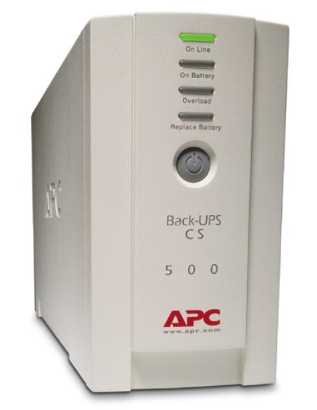 APC Back-UPS sistema de alimentación ininterrumpida (UPS) En espera (Fuera de línea) o Standby (Offline) 0,5 kVA 300 W 4 salidas