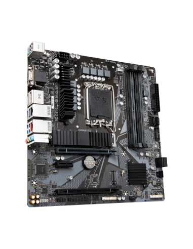 GIGABYTE Q670M D3H DDR4 Placa base - Compatible con procesadores Intel Core 14th CPUs, 6+1+1 Phases Hybrid Digital VRM, up to 53