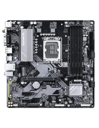 GIGABYTE B760M D3HP WIFI6 Placa base - Compatible con procesadores Intel Core 14ª generación, VRM digital de 4+1+1 fases, hasta 