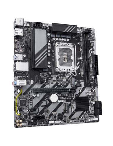 GIGABYTE B860M E Placa Base - Procesadores Intel Core Ultra Series, VRM de 4+1+2 fases, hasta 8800MHz DDR5 (O.C), 2xPCIe 4.0 M.2