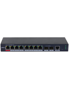 (DH-S4210-8GT-110) DAHUA SWITCH INDUSTRIAL L2 GESTIONABLE POE WATCHDOG 8 PUERTOS 2
