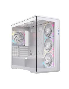 CAJA MICRO-ATX SEMITORRE EINAREX ZM800 RGB 4 FANS BLANCA EXCS-ZM-800R-W