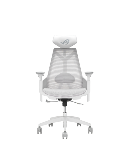 ASUS ROG Destrier Ergo Core White Silla para videojuegos de PC Asiento de malla Blanco