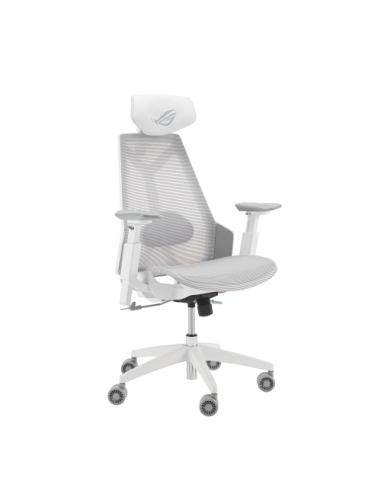 ASUS ROG Destrier Ergo Core White Silla para videojuegos de PC Asiento de malla Blanco