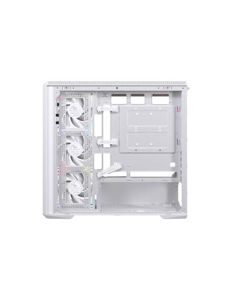 CAJA MICRO-ATX SEMITORRE EINAREX ZM800 RGB 4 FANS BLANCA EXCS-ZM-800R-W