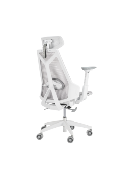 ASUS ROG Destrier Ergo Core White Silla para videojuegos de PC Asiento de malla Blanco