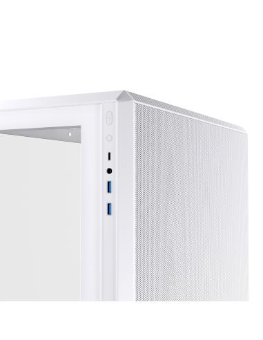 CAJA MICRO-ATX SEMITORRE EINAREX ZM800 RGB 4 FANS BLANCA EXCS-ZM-800R-W