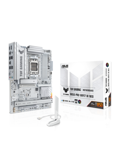 ASUS TUF GAMING B850-PRO WIFI7 W NEO AMD B850 Zócalo AM5 ATX